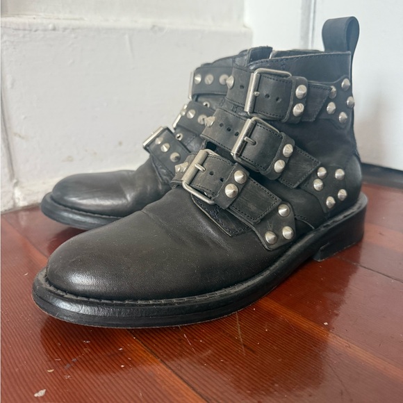 Zadig & Voltaire Black Leather Boots - Picture 2 of 12